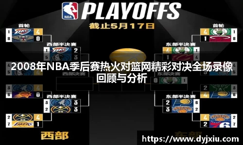 2008年NBA季后赛热火对篮网精彩对决全场录像回顾与分析